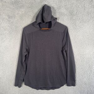 Lululemon Mens Small Gray Conflux Hoodie Sweatshirt Athleisure